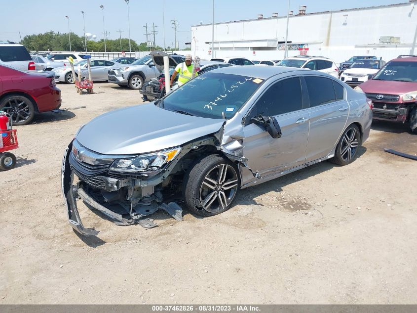 2017 HONDA ACCORD SEDAN SPORT - 1HGCR2F57HA257004