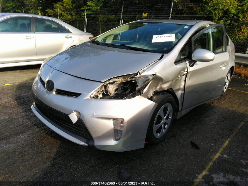 2015 TOYOTA PRIUS FOUR - JTDKN3DU2F1943289