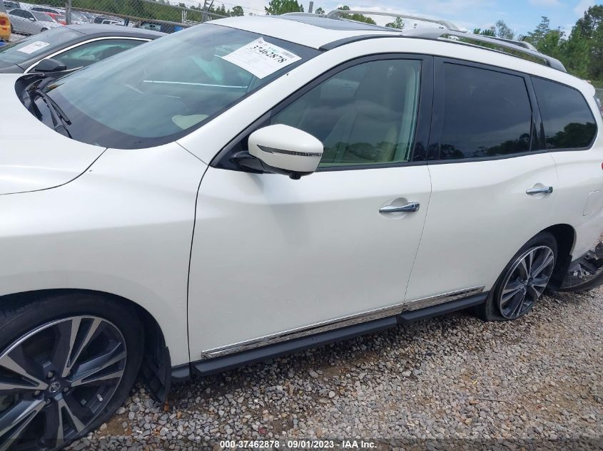 2017 NISSAN PATHFINDER PLATINUM - 5N1DR2MN7HC683040