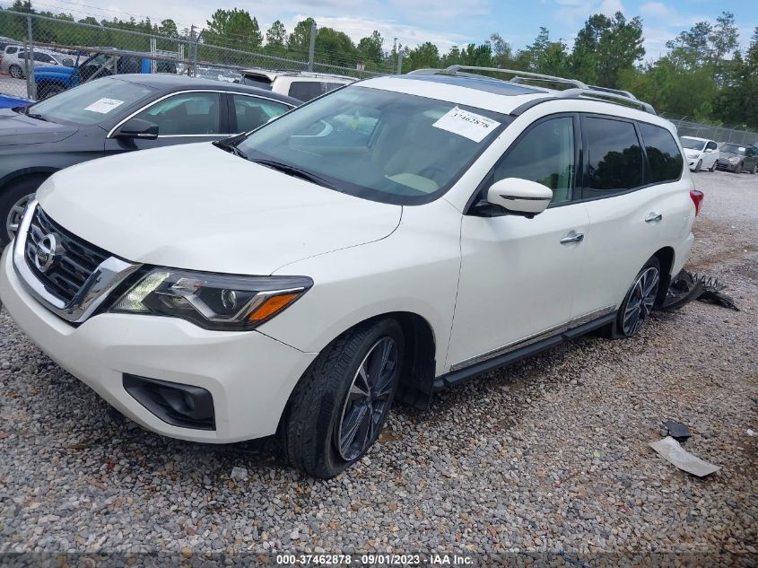 2017 NISSAN PATHFINDER PLATINUM - 5N1DR2MN7HC683040