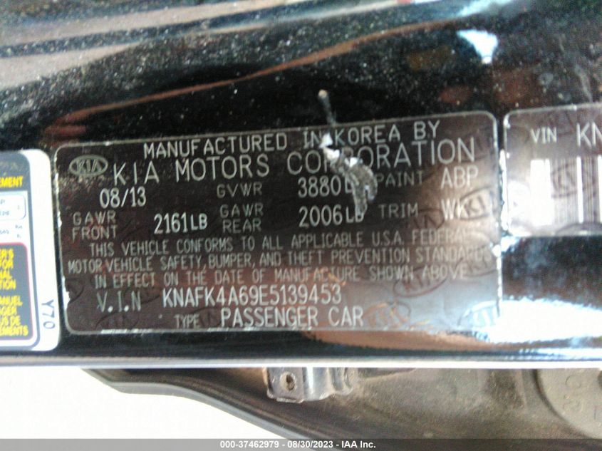 2014 KIA FORTE LX - KNAFK4A69E5139453