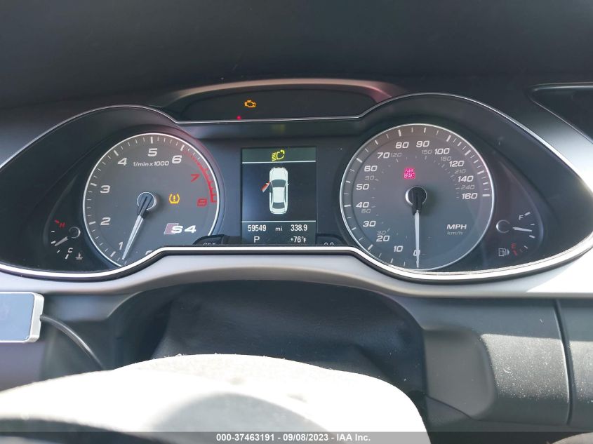 2013 AUDI S4 PRESTIGE - WAUKGAFL5DA100376