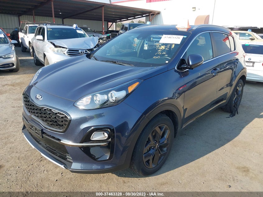 VIN KNDP63AC9M7856949 2021 KIA SPORTAGE S