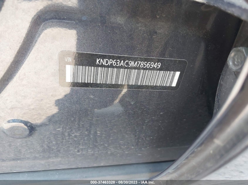 VIN KNDP63AC9M7856949 2021 KIA SPORTAGE S