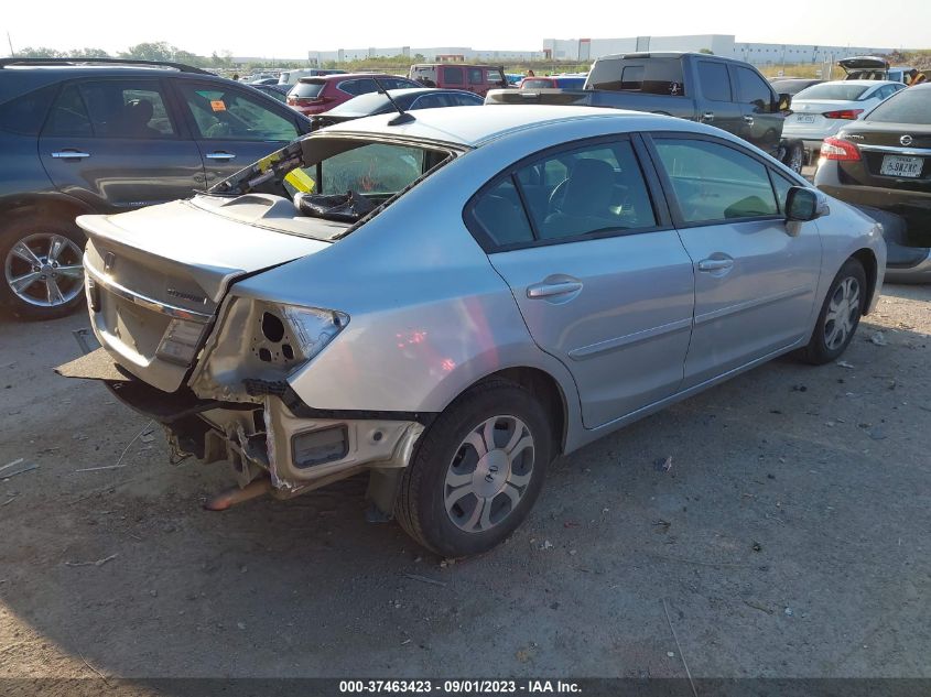2013 HONDA CIVIC HYBRID - 19XFB4F3XDE001117