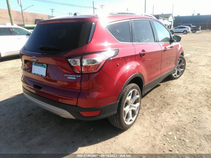 2017 FORD ESCAPE TITANIUM - 1FMCU0J90HUD38612