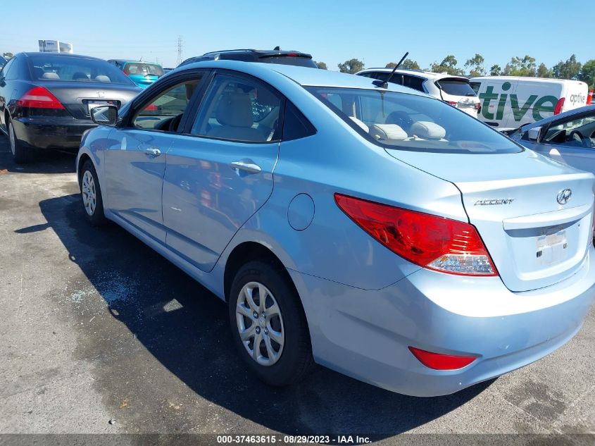 2013 HYUNDAI ACCENT GLS - KMHCT4AE1DU542806