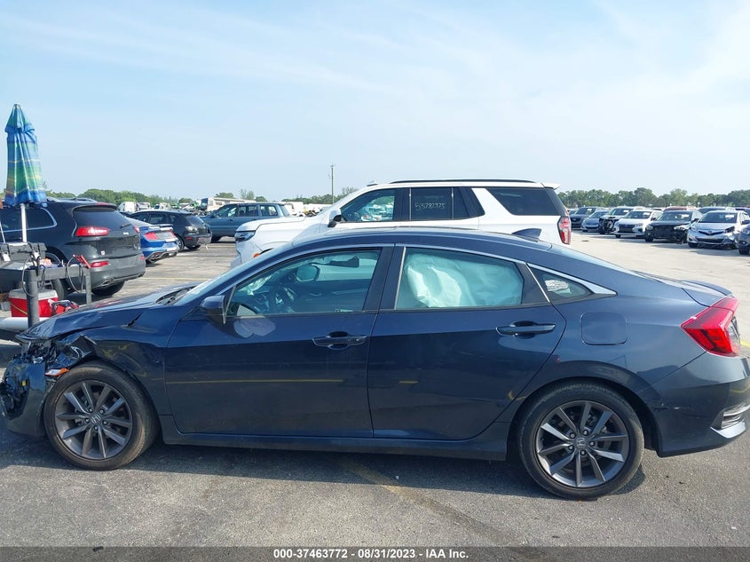 VIN 19XFC1F34ME005126 2021 HONDA CIVIC SEDAN EX