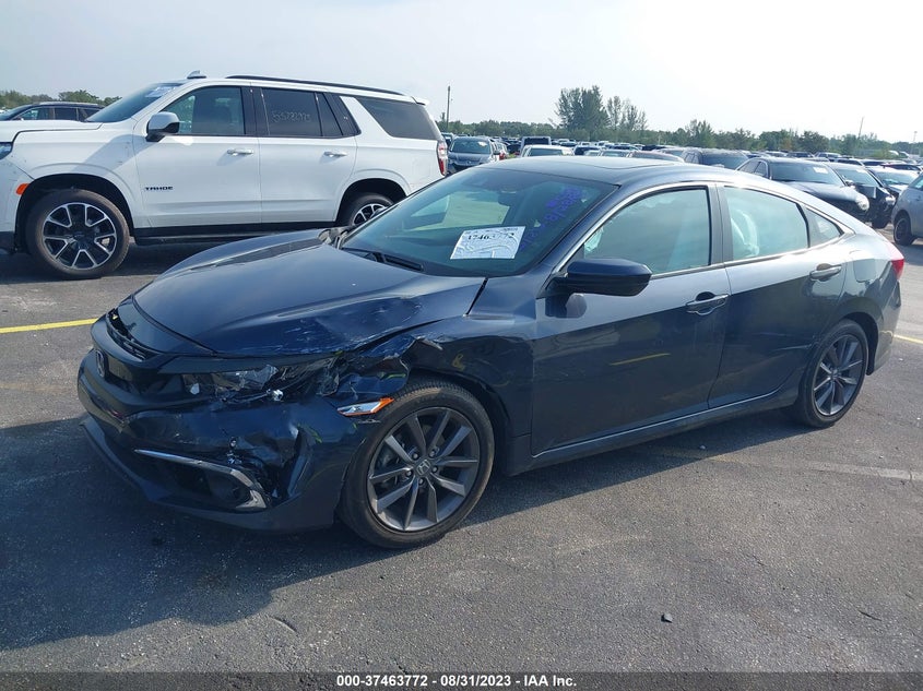VIN 19XFC1F34ME005126 2021 HONDA CIVIC SEDAN EX