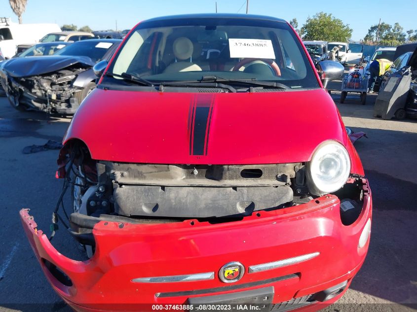 2013 FIAT 500 LOUNGE - 3C3CFFCR0DT522942
