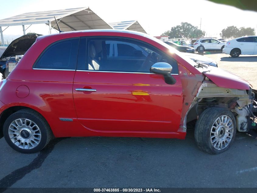 2013 FIAT 500 LOUNGE - 3C3CFFCR0DT522942