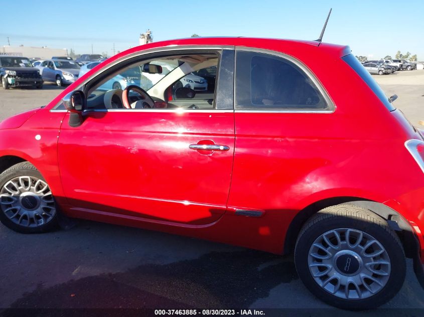 2013 FIAT 500 LOUNGE - 3C3CFFCR0DT522942