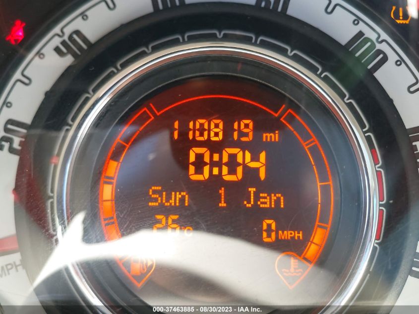 2013 FIAT 500 LOUNGE - 3C3CFFCR0DT522942