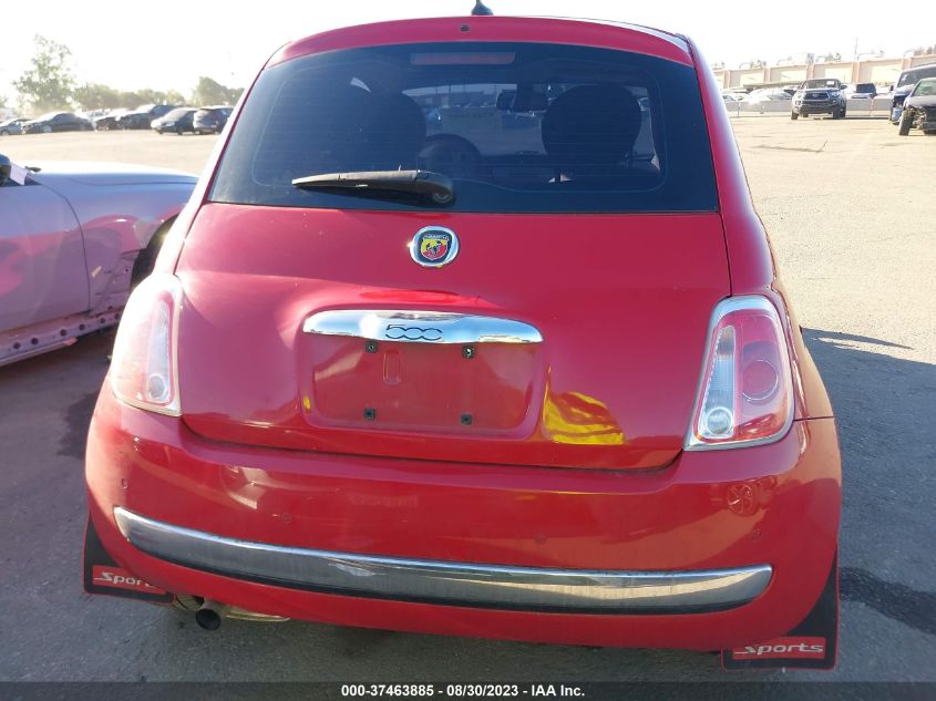 2013 FIAT 500 LOUNGE - 3C3CFFCR0DT522942