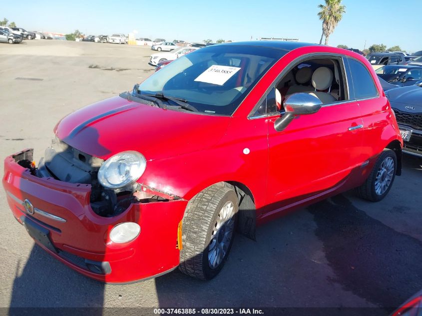 2013 FIAT 500 LOUNGE - 3C3CFFCR0DT522942
