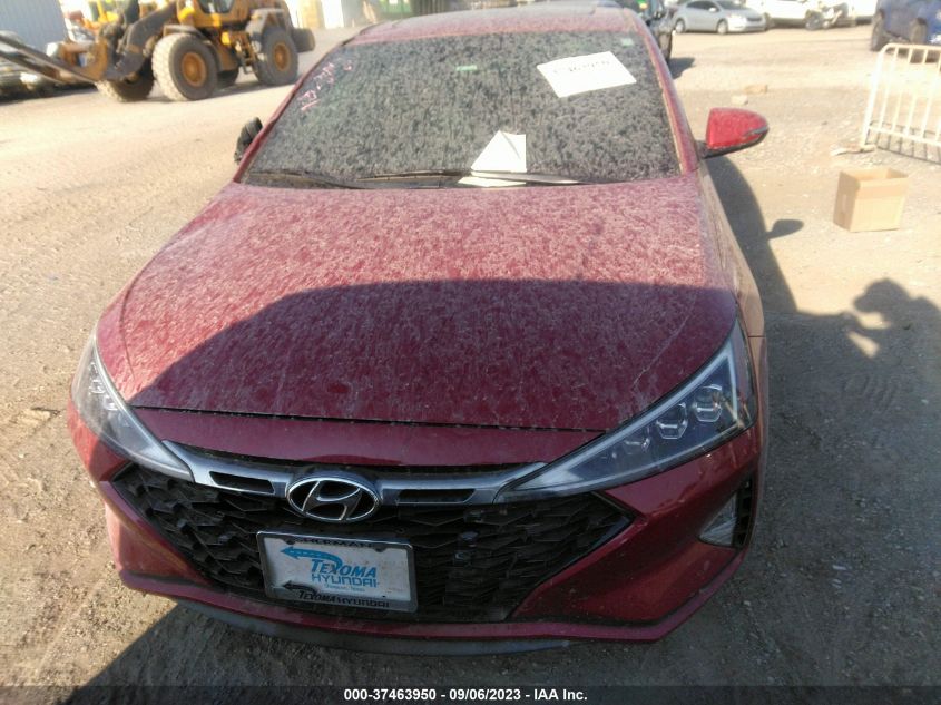 2020 HYUNDAI ELANTRA SPORT - KMHD04LB6LU015603