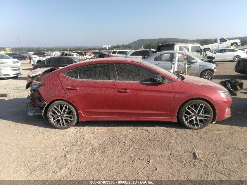 2020 HYUNDAI ELANTRA SPORT - KMHD04LB6LU015603