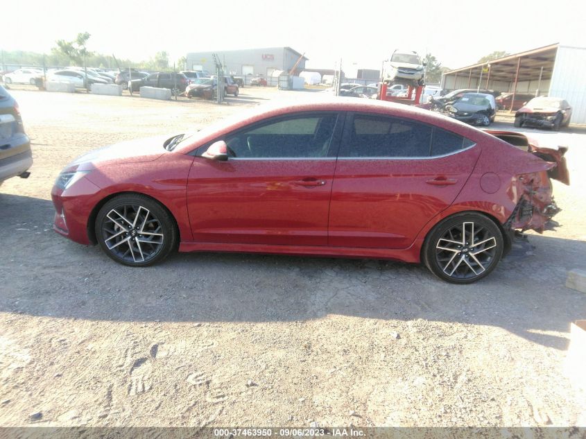 2020 HYUNDAI ELANTRA SPORT - KMHD04LB6LU015603