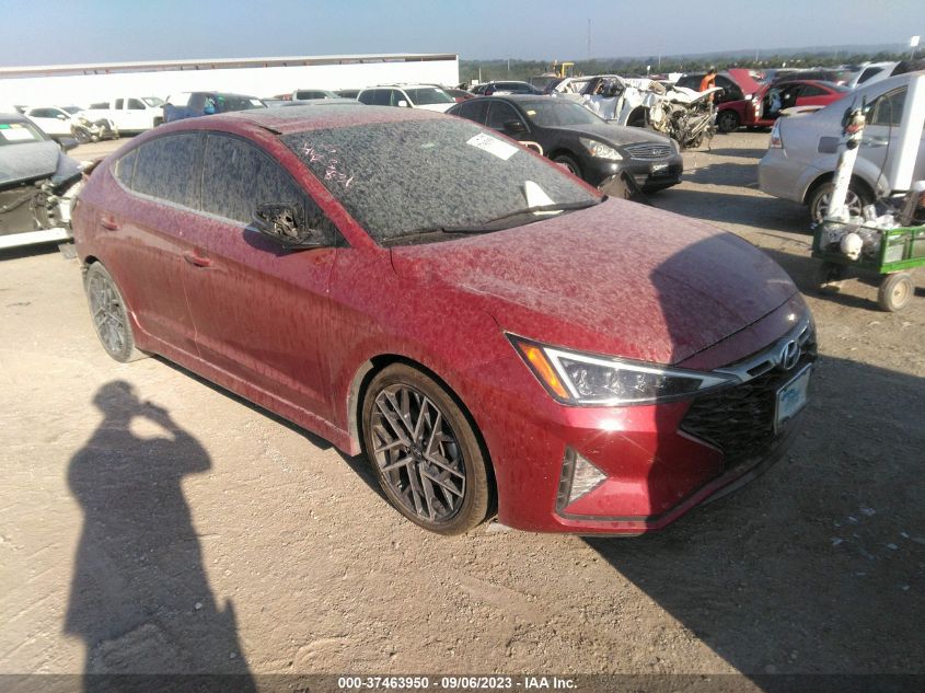 2020 HYUNDAI ELANTRA SPORT - KMHD04LB6LU015603