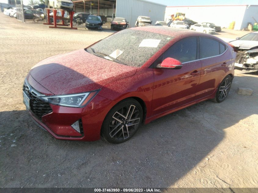 2020 HYUNDAI ELANTRA SPORT - KMHD04LB6LU015603