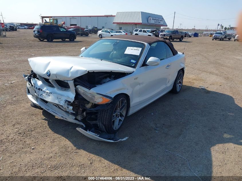 2013 BMW 1 SERIES 128I WBAUL7C50DVU09646
