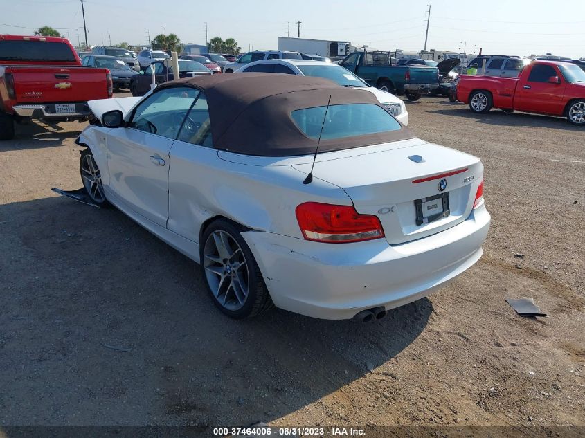 2013 BMW 1 SERIES 128I WBAUL7C50DVU09646