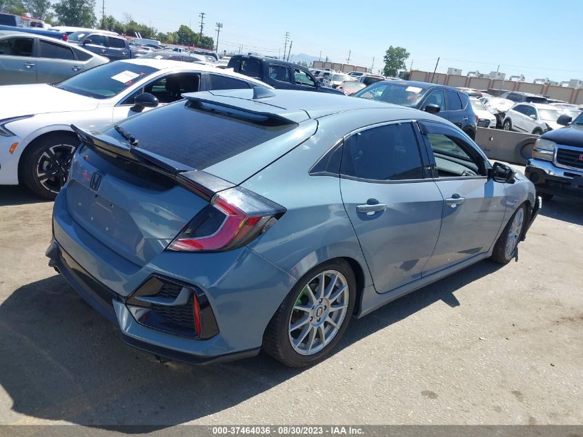 2020 HONDA CIVIC HATCHBACK EX - SHHFK7H68LU404125