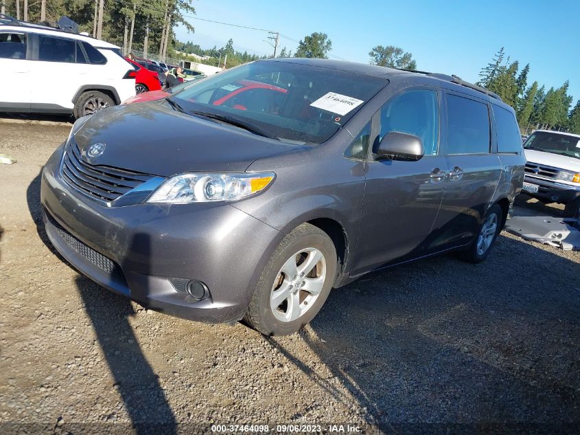 2016 TOYOTA SIENNA LE - 5TDKK3DC0GS714498