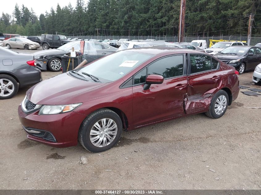2015 HONDA CIVIC SEDAN LX - 19XFB2F52FE065757