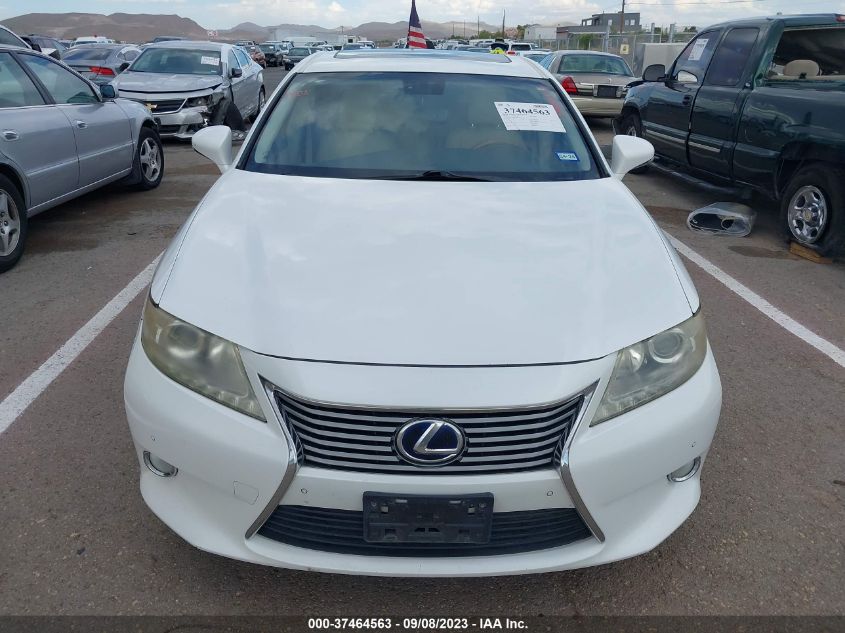 2013 LEXUS ES 300H HYBRID JTHBW1GG8D2021431