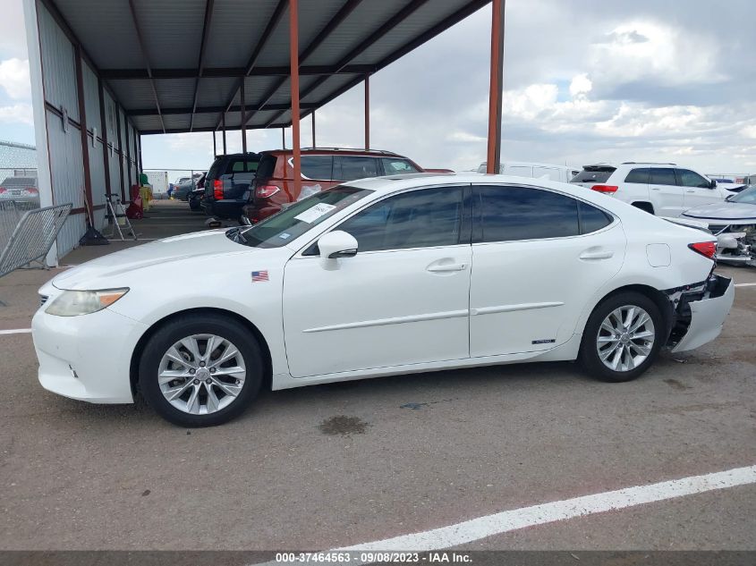2013 LEXUS ES 300H HYBRID JTHBW1GG8D2021431