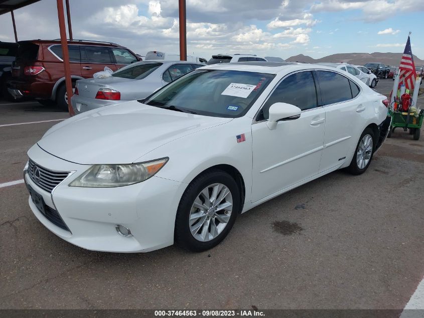 2013 LEXUS ES 300H HYBRID JTHBW1GG8D2021431