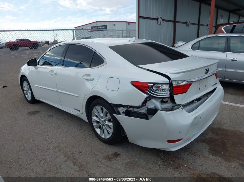 2013 LEXUS ES 300H HYBRID JTHBW1GG8D2021431