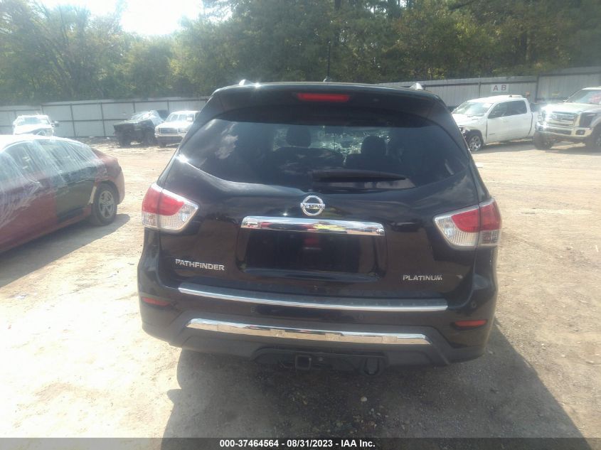 2015 NISSAN PATHFINDER PLATINUM - 5N1AR2MN9FC693598