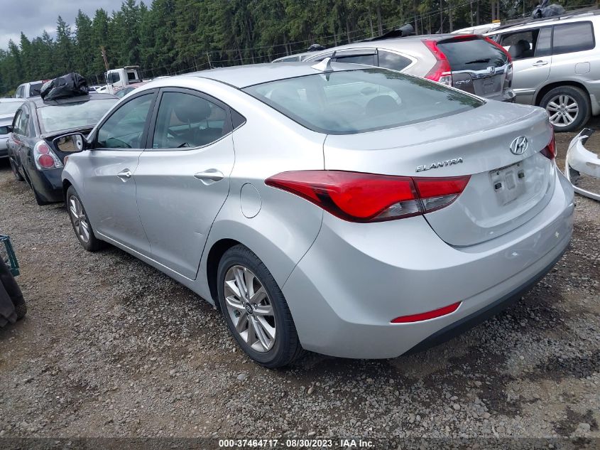 2015 HYUNDAI ELANTRA SE - 5NPDH4AEXFH601388