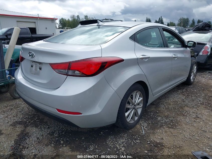 2015 HYUNDAI ELANTRA SE - 5NPDH4AEXFH601388