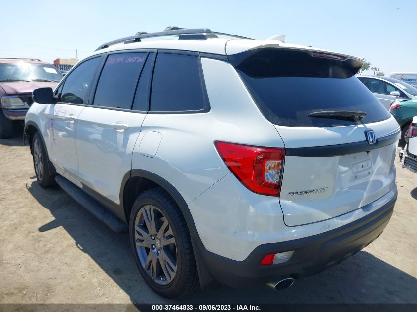 2019 HONDA PASSPORT EX-L 5FNYF7H50KB000255