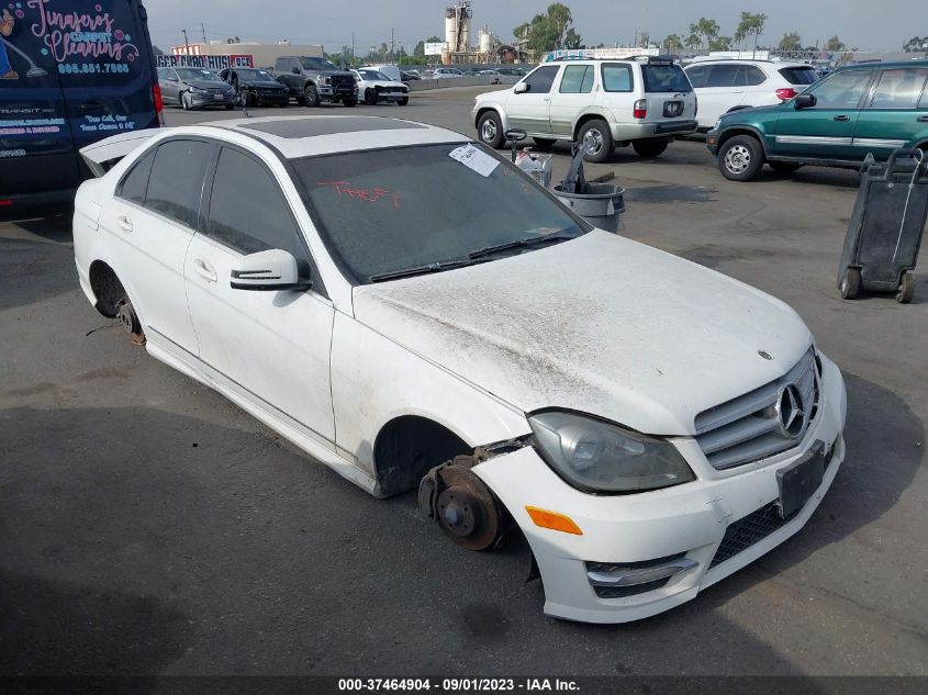2013 MERCEDES-BENZ C-CLASS C 250 - WDDGF4HB3DA751349