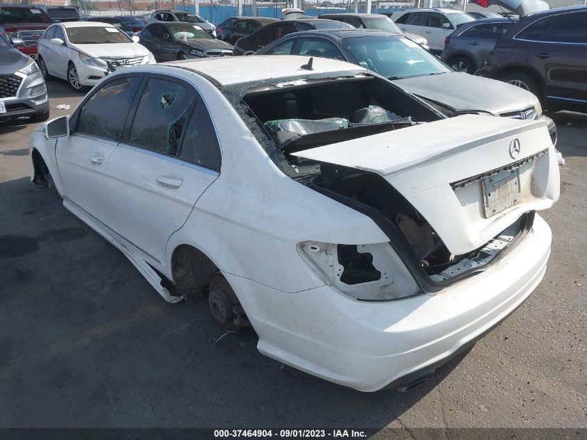 2013 MERCEDES-BENZ C-CLASS C 250 - WDDGF4HB3DA751349