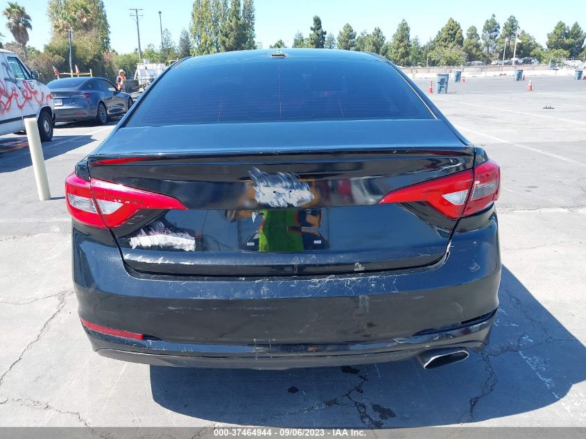 2015 HYUNDAI SONATA 2.4L SE - 5NPE24AF8FH014217