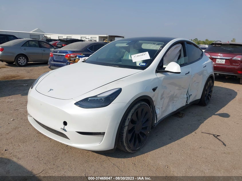 VIN 7SAYGDEF4NF392799 2022 TESLA MODEL Y PERFORMANCE