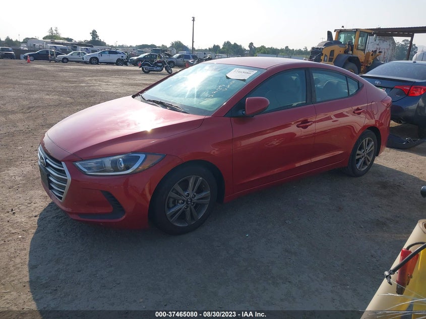 VIN 5NPD84LF7JH287908 2018 HYUNDAI ELANTRA SEL