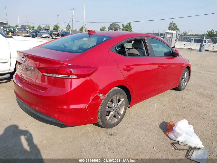 VIN 5NPD84LF7JH287908 2018 HYUNDAI ELANTRA SEL