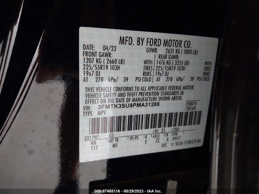 2023 FORD MUSTANG MACH-E PREMIUM 3FMTK3SU9PMA31288