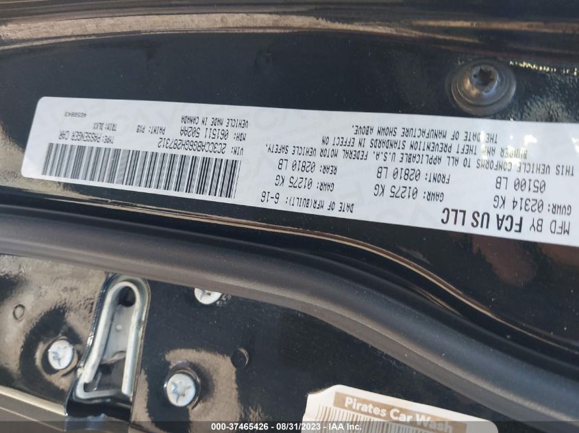 2016 CHRYSLER 300 S - 2C3CCABG6GH287312