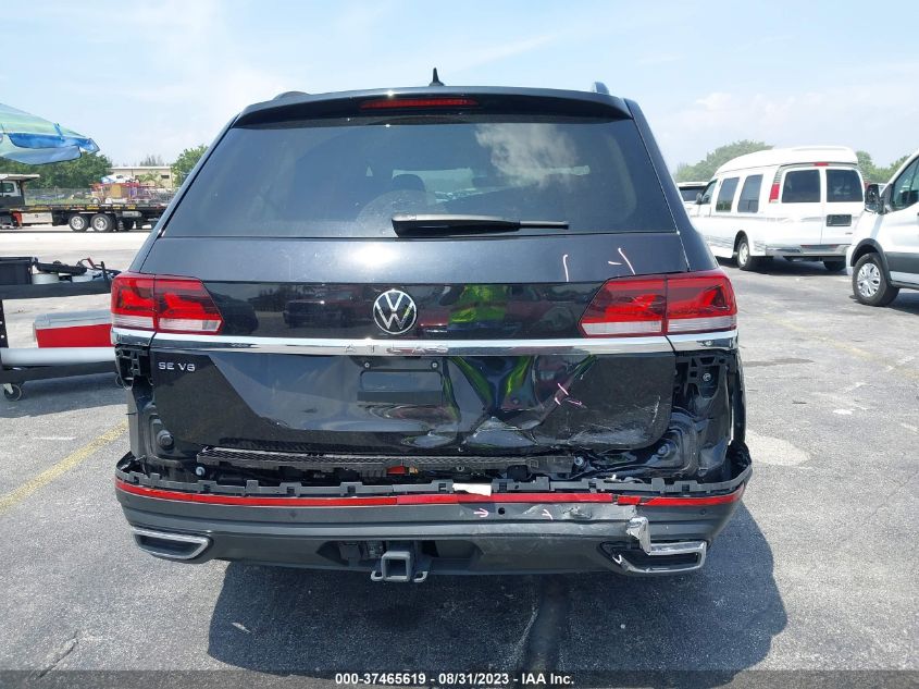 2022 VOLKSWAGEN ATLAS 3.6L V6 SE W/TECHNOLOGY - 1V2JR2CA7NC565540