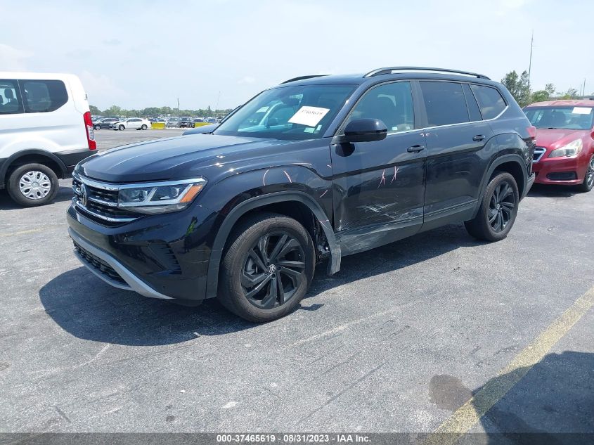 2022 VOLKSWAGEN ATLAS 3.6L V6 SE W/TECHNOLOGY - 1V2JR2CA7NC565540