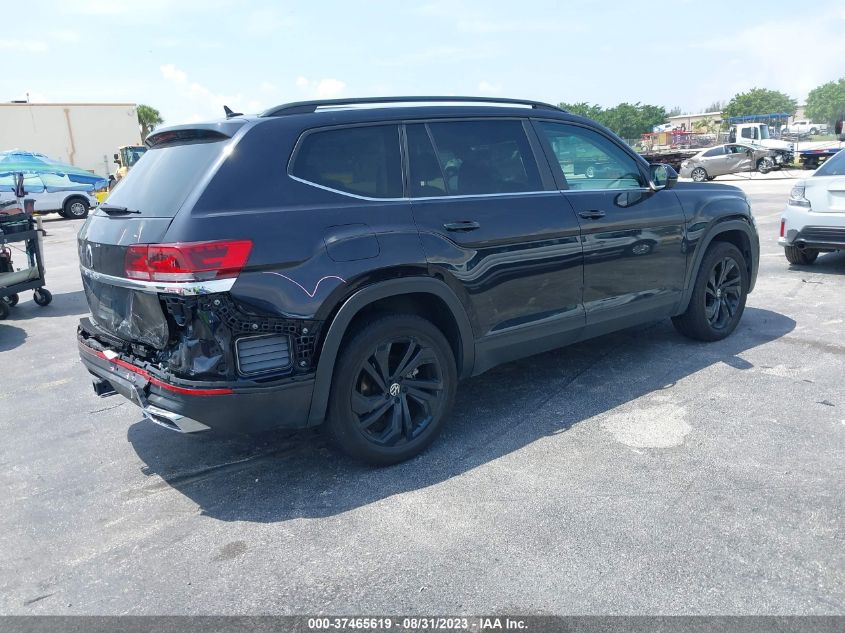 2022 VOLKSWAGEN ATLAS 3.6L V6 SE W/TECHNOLOGY - 1V2JR2CA7NC565540