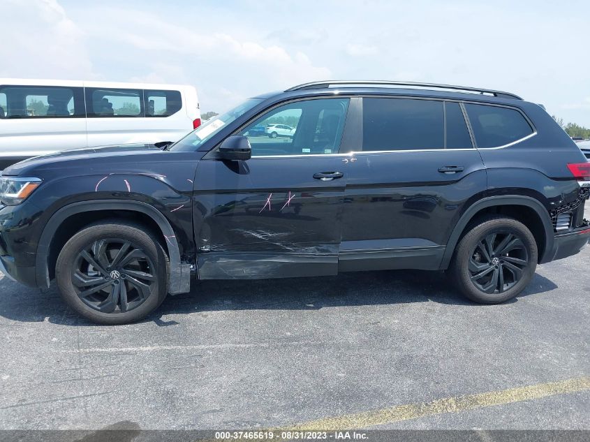 2022 VOLKSWAGEN ATLAS 3.6L V6 SE W/TECHNOLOGY - 1V2JR2CA7NC565540