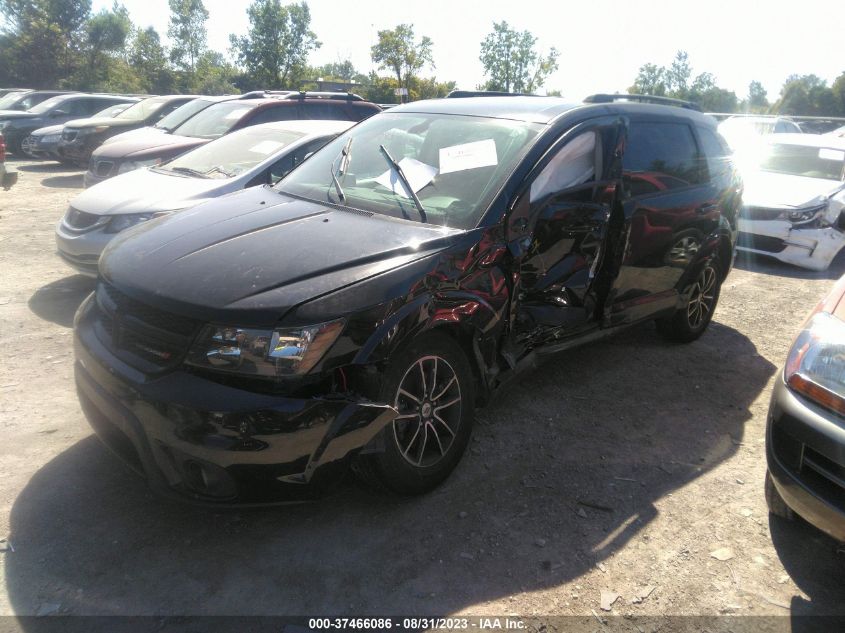 VIN 3C4PDCBB6KT758630 2019 DODGE JOURNEY SE